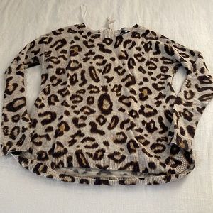 Leopard print sweater